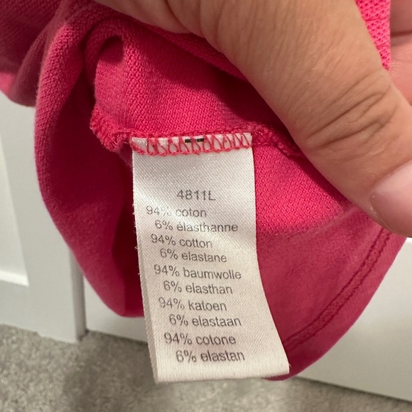 Lacoste Hot Pink Classic Polo Size 38 Women’s Vintage Y2K - Picture 9 of 9